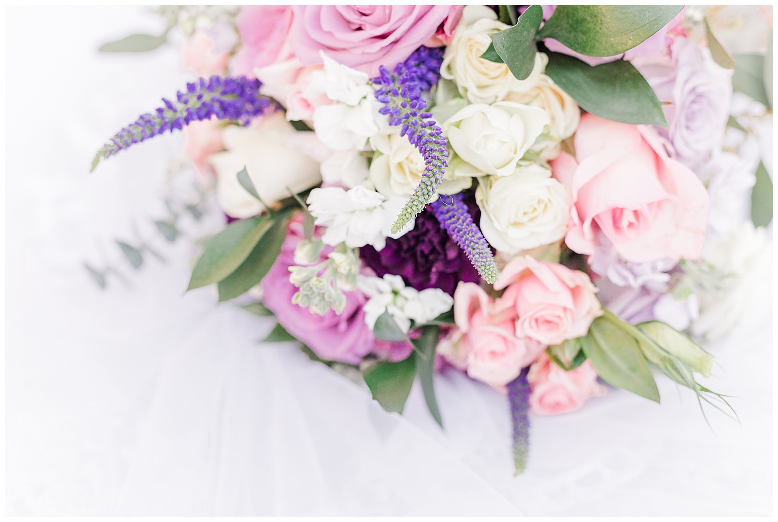 Blush and lavender bouquet