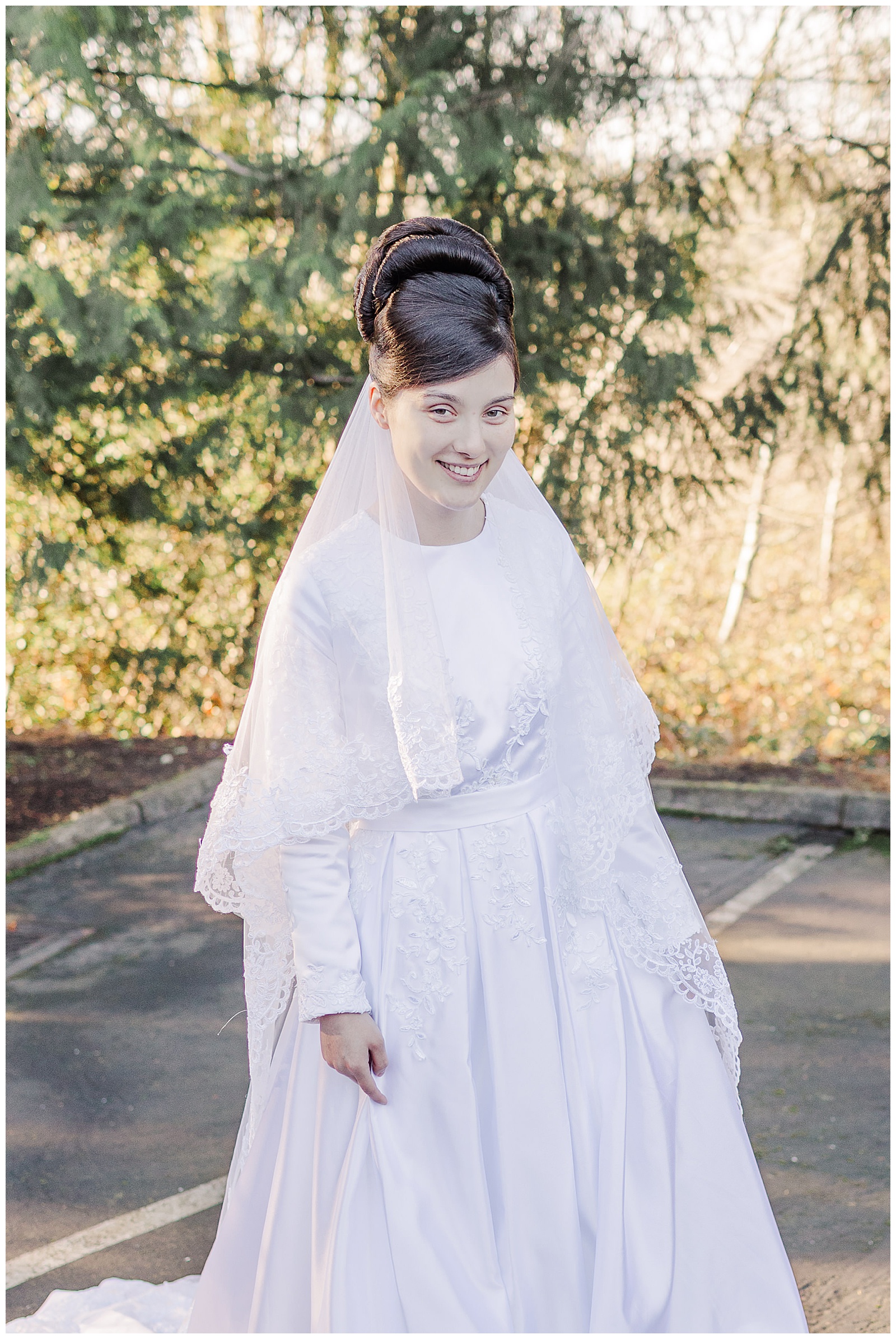 Bridal portrait in Seattle Washington
