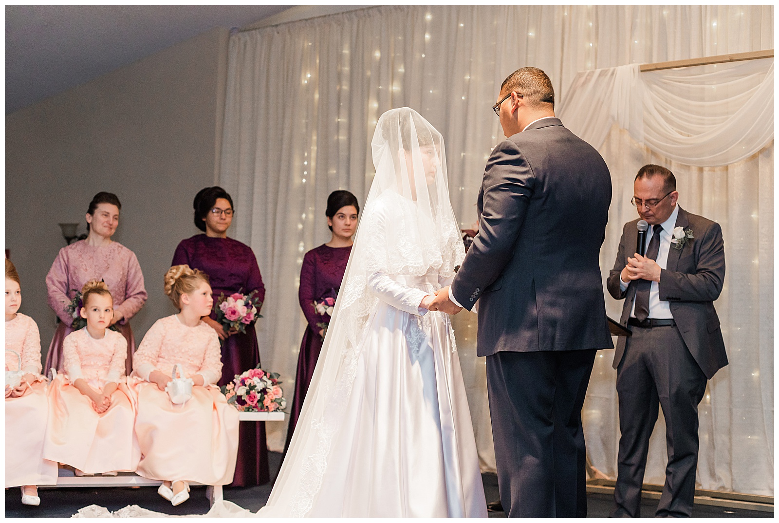 Bride citing vows