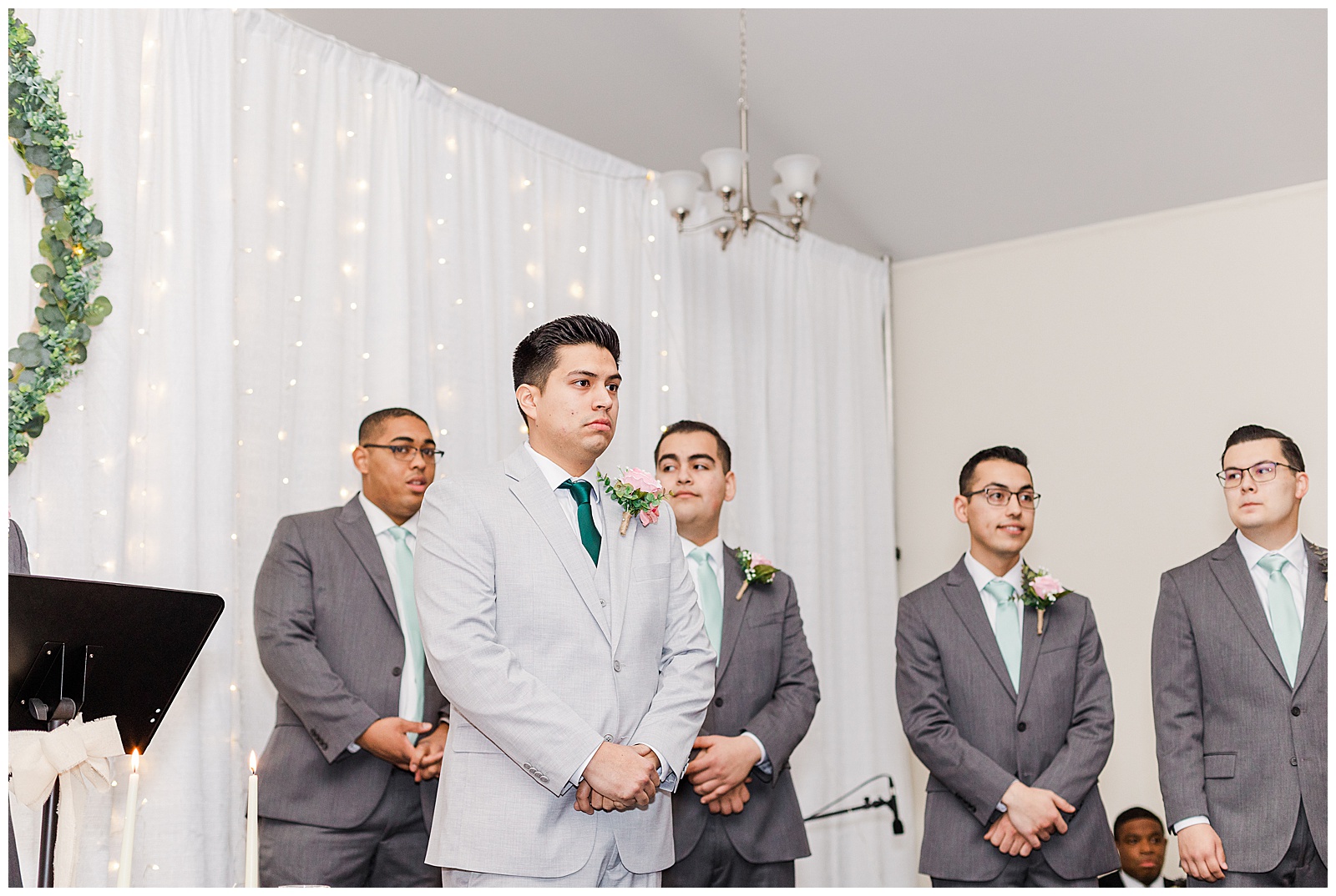 Grooms reaction to seeing bride for the first time